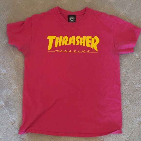 Pink and Yellow Thrasher Tshirt - Picture 1 of 1